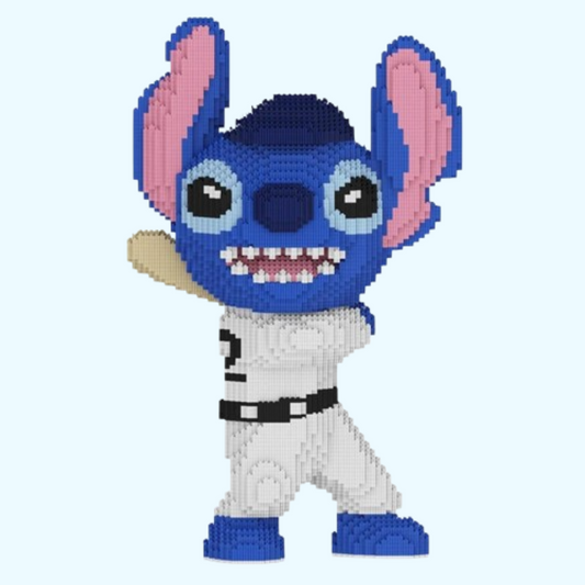 Baseballspieler Blaues Wesen | Bausteine