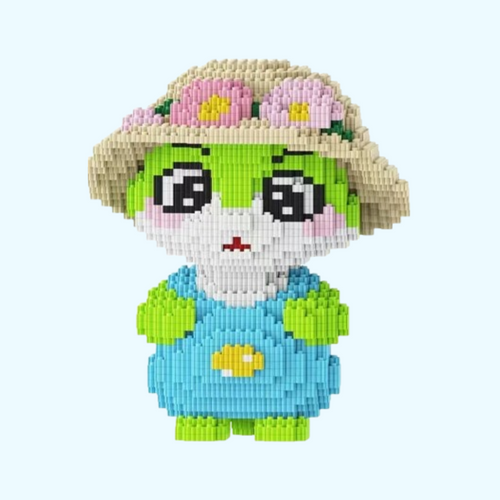 Schildkröte mit Hut | Bausteine