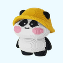 Panda mit Hut | Bausteine