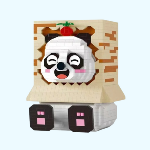 Panda in der Box Handyhalter