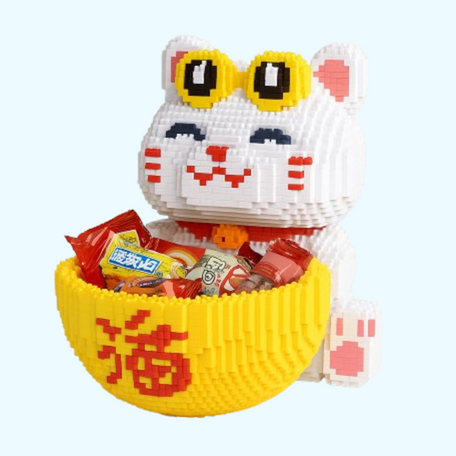 Kätzchen Bonbon-Topf | Bausteine