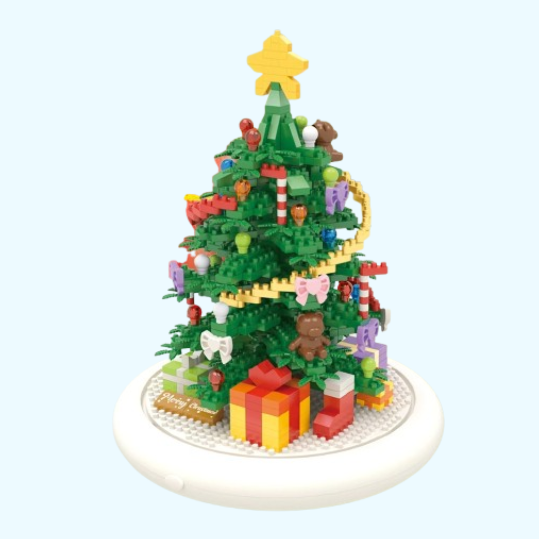Geschmückter weihnachtsbaum