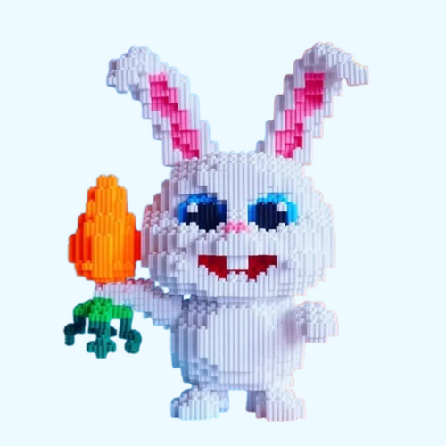 Kaninchen mit Karotte