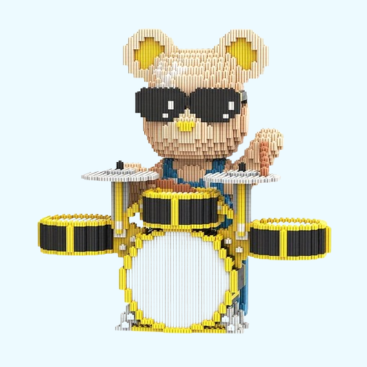 Bär am Schlagzeug | Bausteine