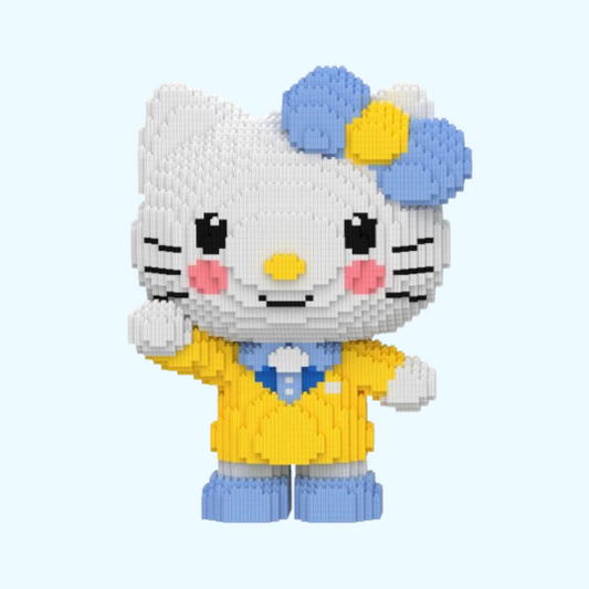 Süße Weiße Katze | Bausteine