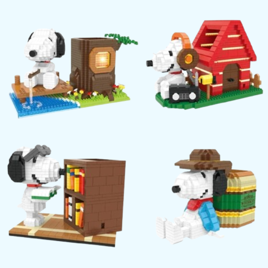 Fiktiver Beagle Stiftehalter | Bausteine