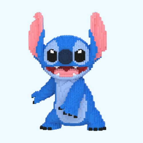 MEGA blaues Wesen mit breitem Lächeln | Bausteine