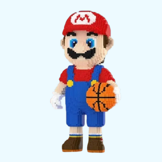 Klempner mit Basketball | Bausteine