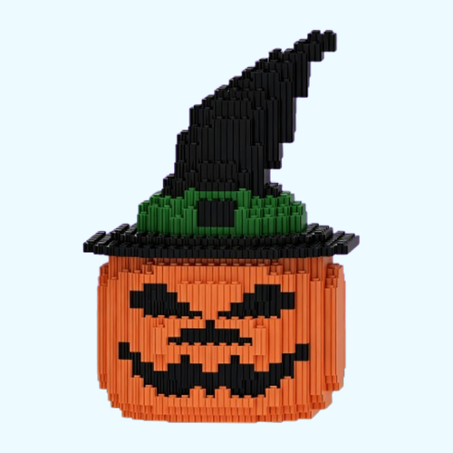 Halloween-Kürbis | Bausteine