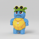 Schildkröte mit Brille | Bausteine