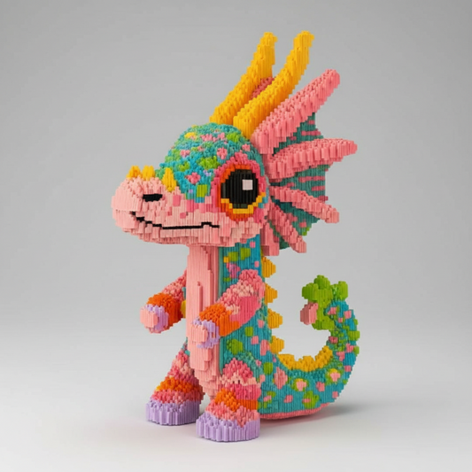 MEGA bunter Drache | Bausteine