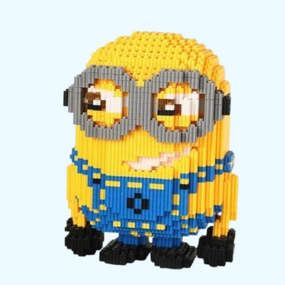 Gelbes Wesen mit Brille | Bausteine