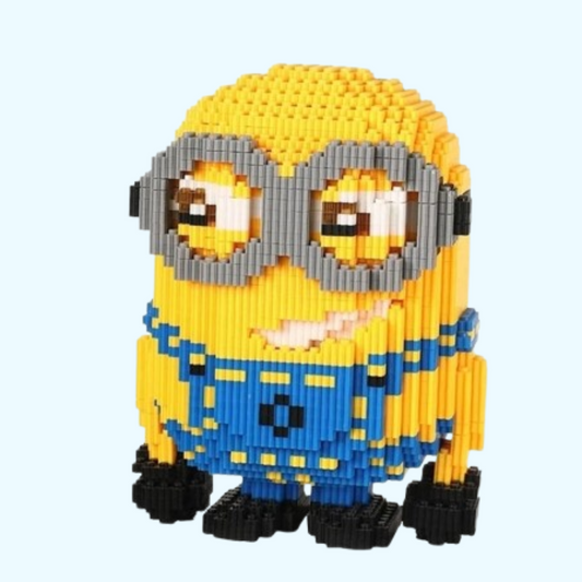 Gelbes Wesen mit Brille | Bausteine