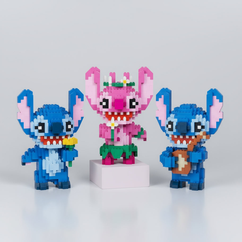 Blaues Wesen familie  | Bausteine