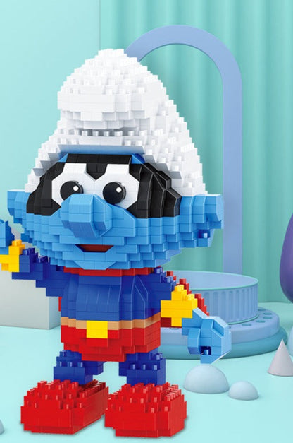 Verrückte Blaue Puppen