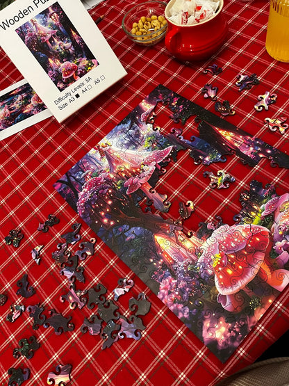 Fantasie Welt | 2D Holzpuzzle