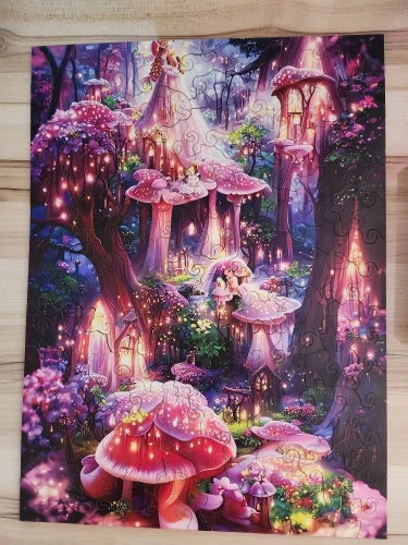 Fantasie Welt | 2D Holzpuzzle