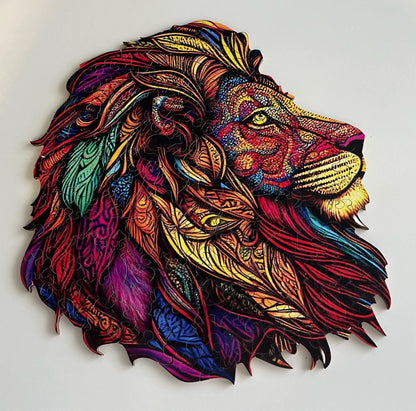 Löwe | 2D Holzpuzzle