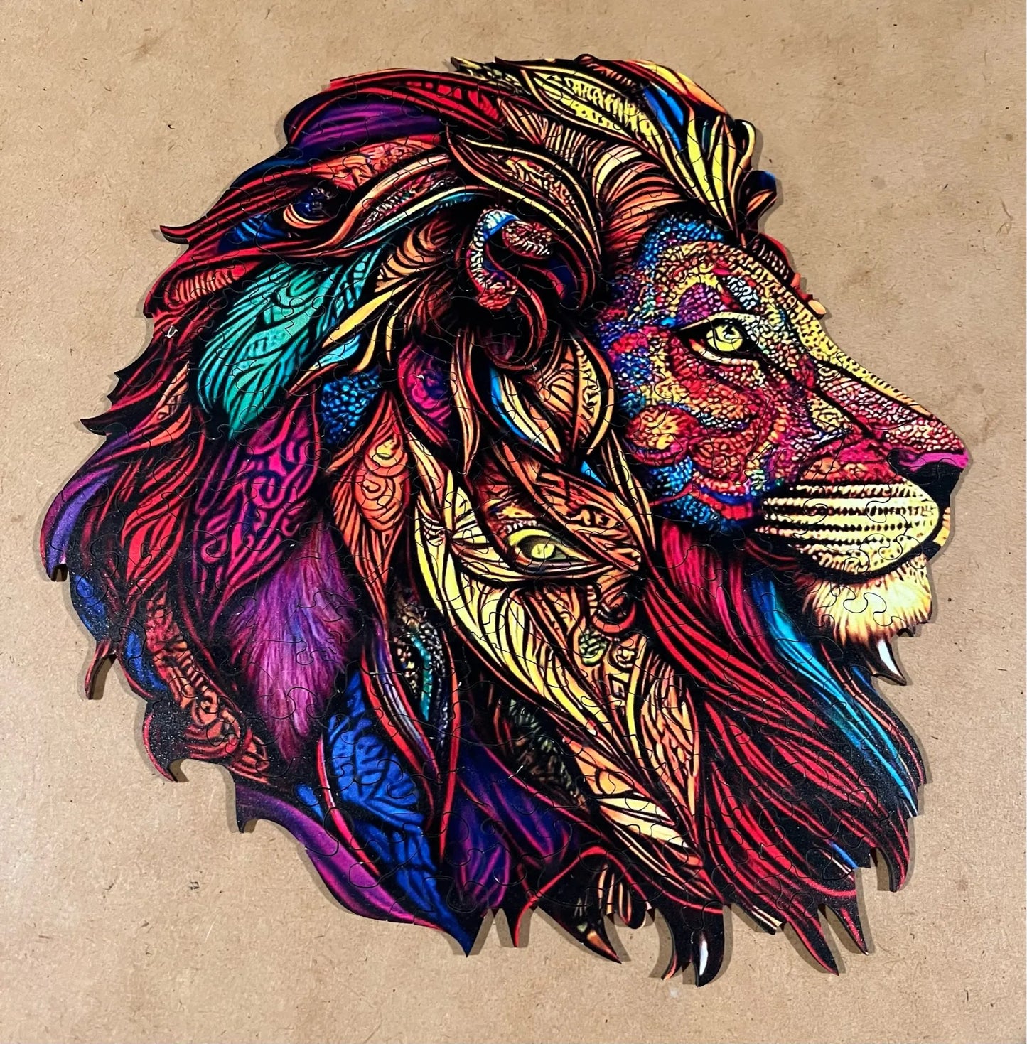 Löwe | 2D Holzpuzzle