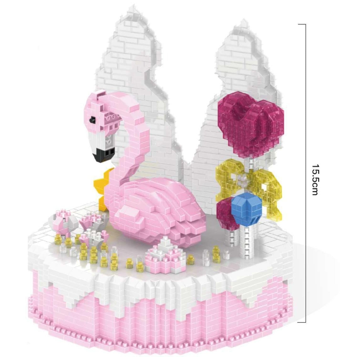 Flamingo-Kuchen  | Bausteine