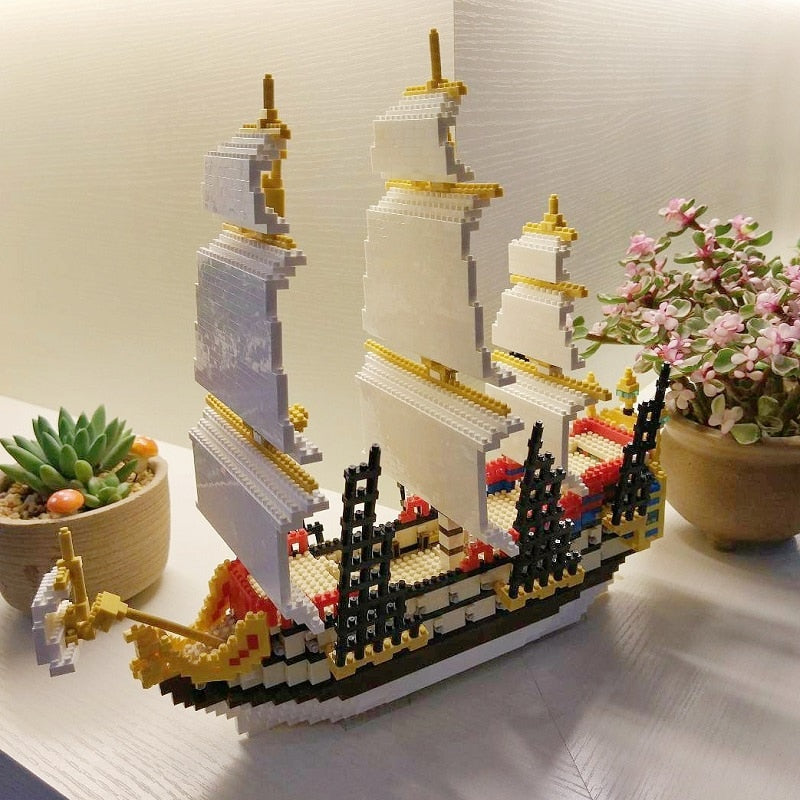 Piraten Segelboot  | Bausteine
