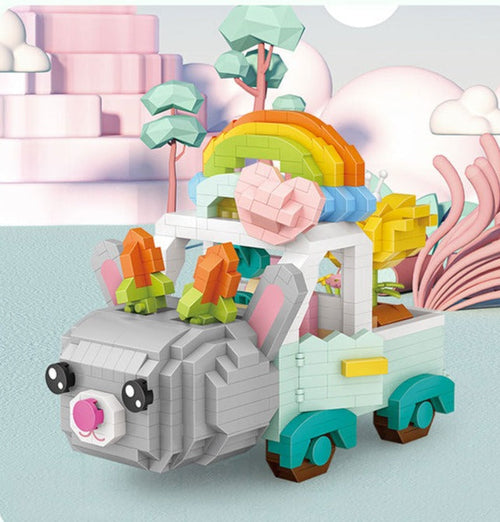 Kaninchen Auto  | Bausteine