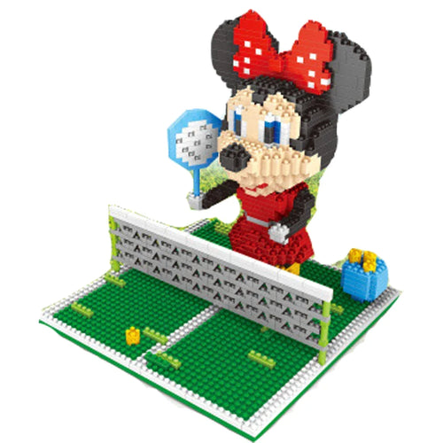 Maus auf Tennisplatz  | Bausteine