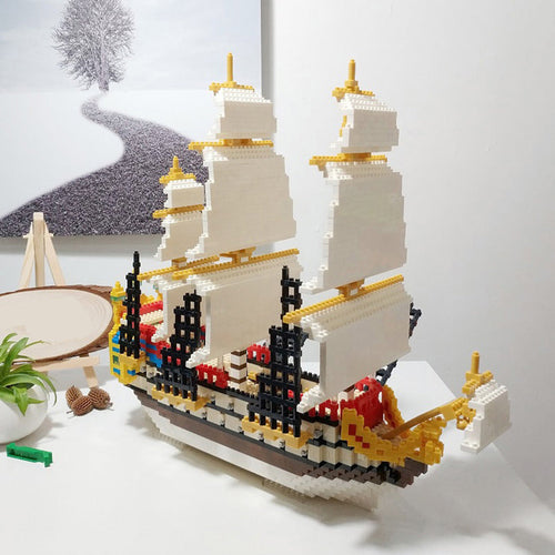 Piraten Segelboot  | Bausteine