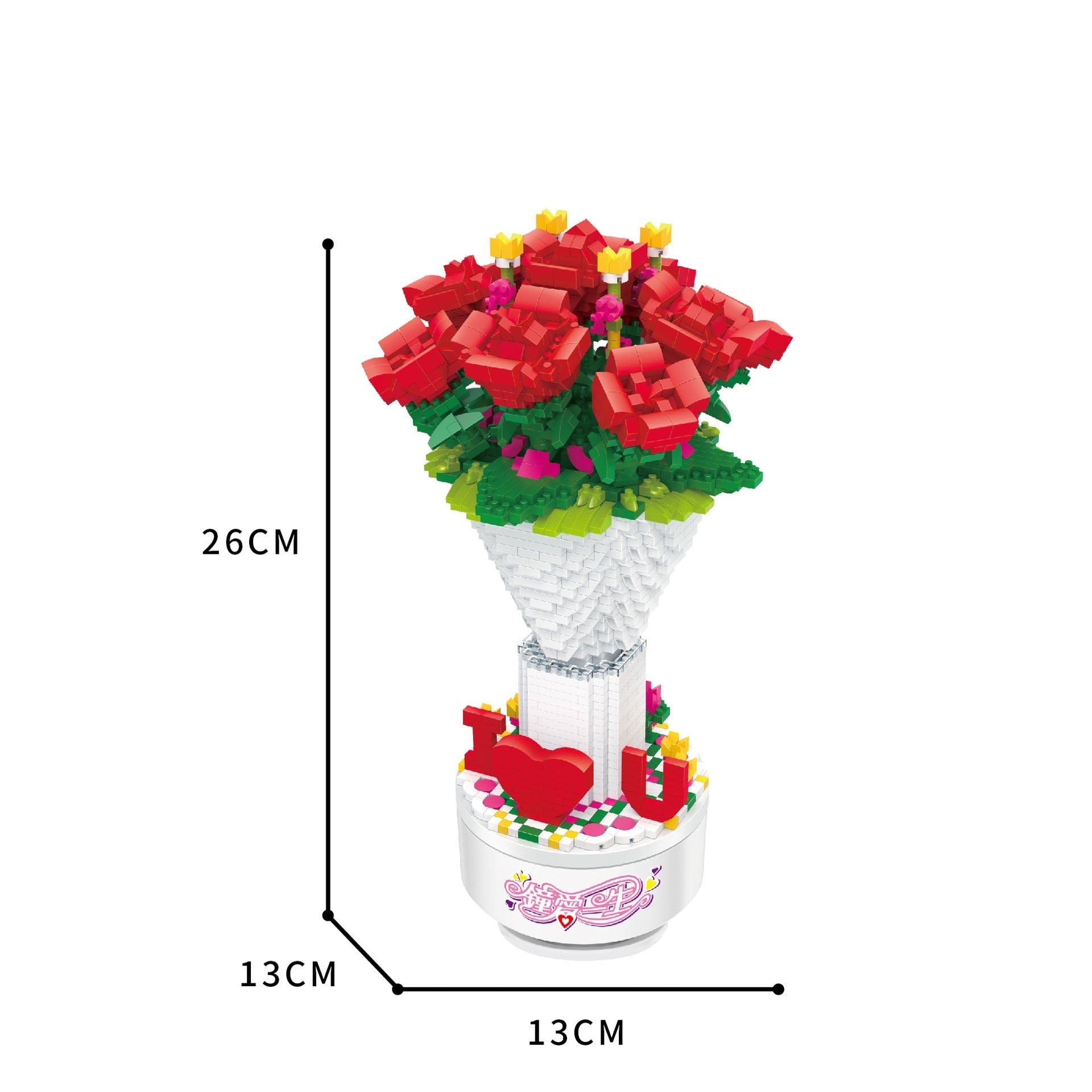 Spieldose Rosen  | Bausteine