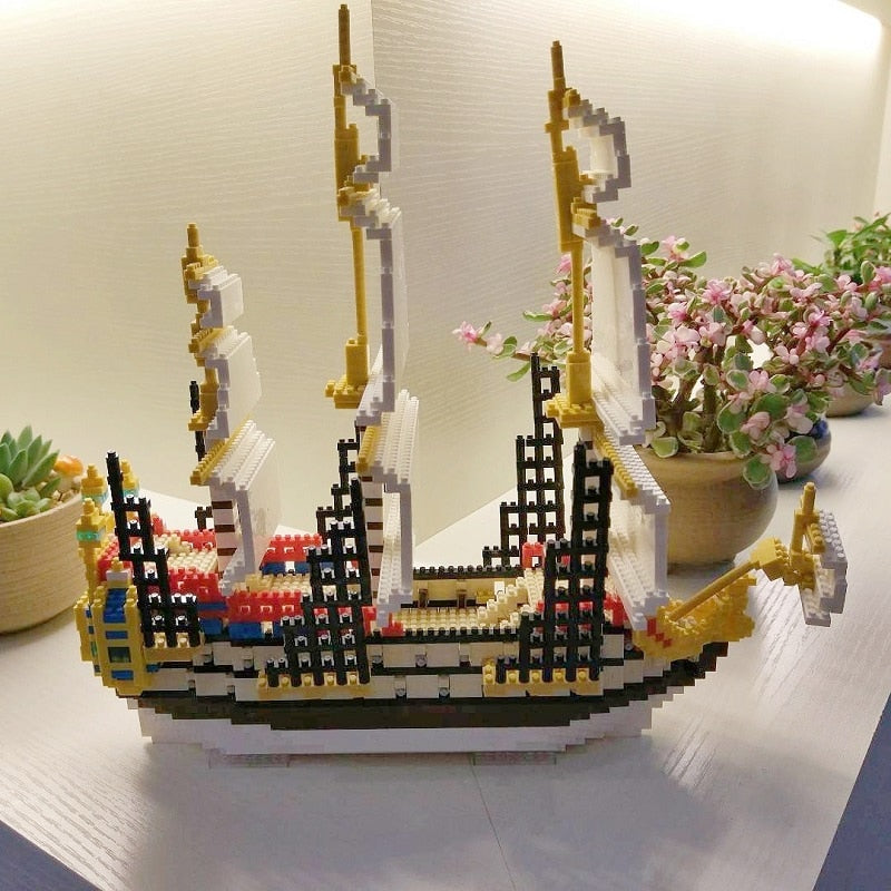 Piraten Segelboot  | Bausteine