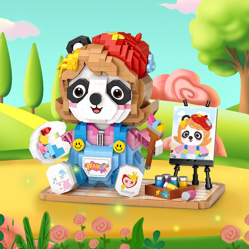 Maler Panda  | Bausteine