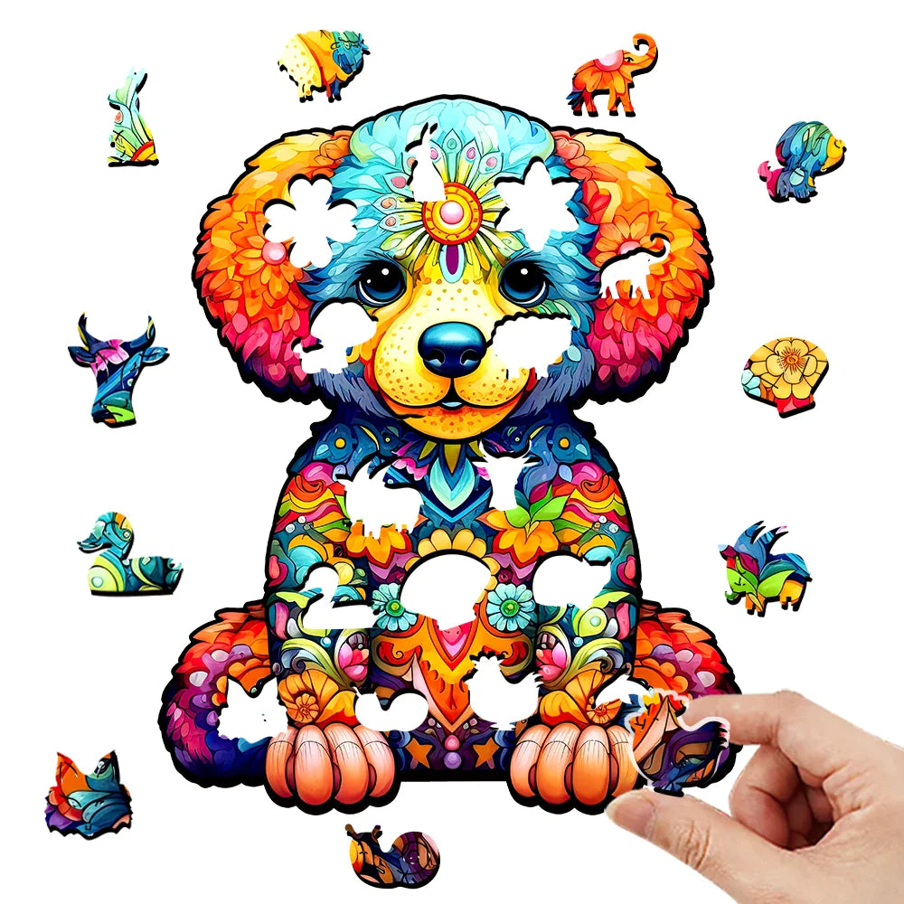 Welpe | 2D Holzpuzzle