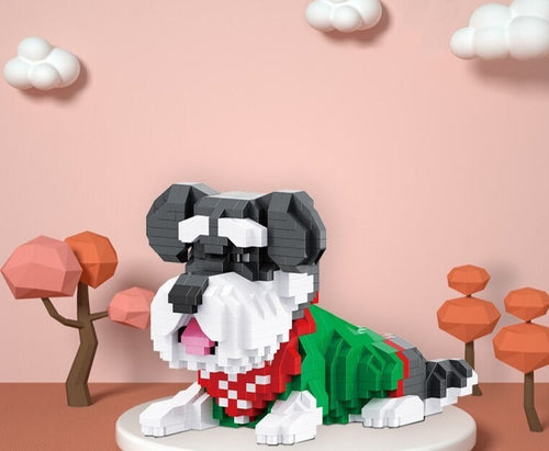 Niedlicher Schnauzer  | Bausteine