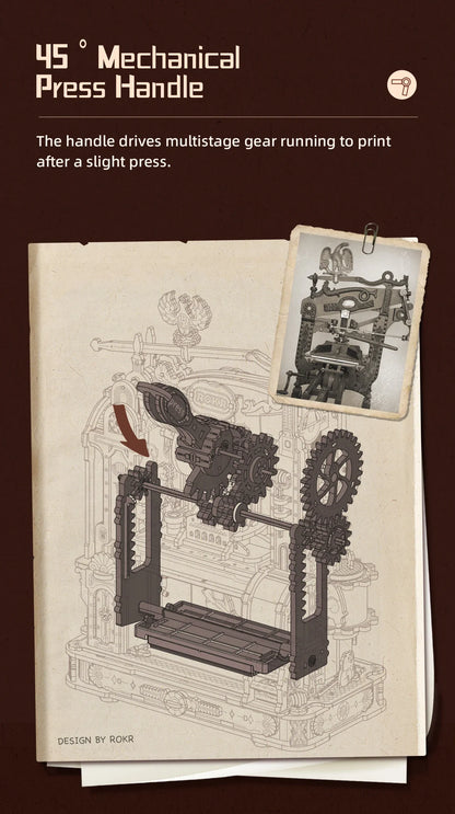 Druckpresse | 3D Puzzle