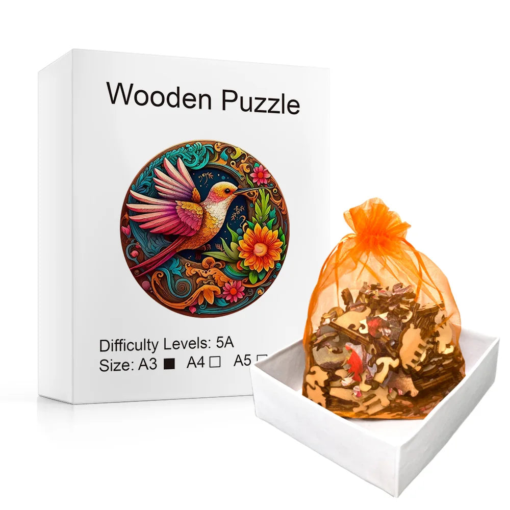 Kolibri | 2D Holzpuzzle