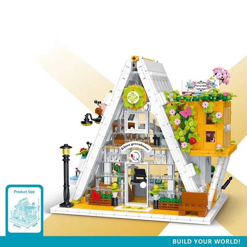 Glasblumenladen  | Bausteine