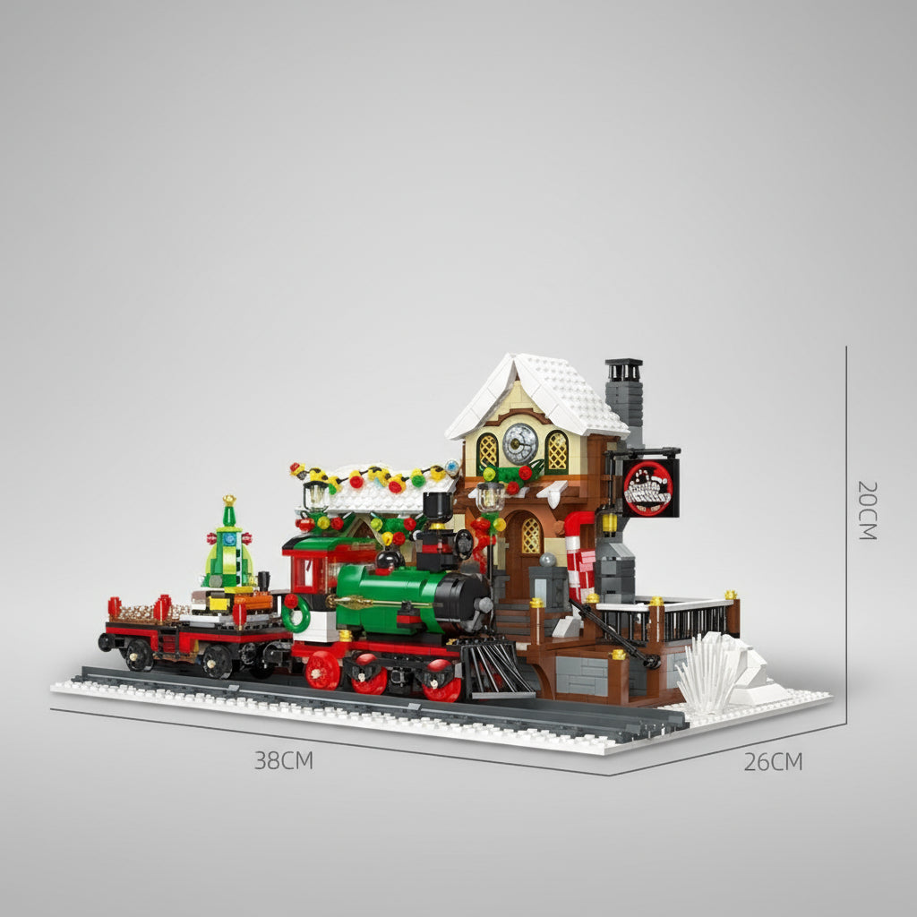 Weihnachts-Bahnhof | Bausteine