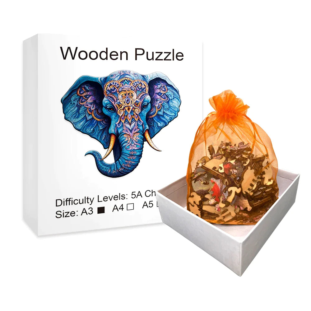 Elefant | 2D Holzpuzzle