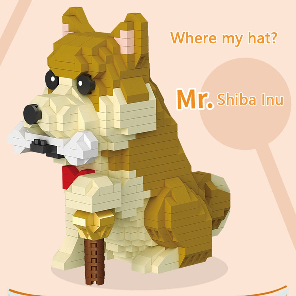 Shiba mit Hut