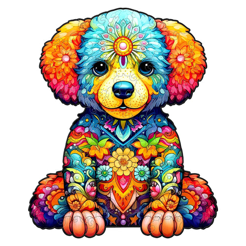 Welpe | 2D Holzpuzzle