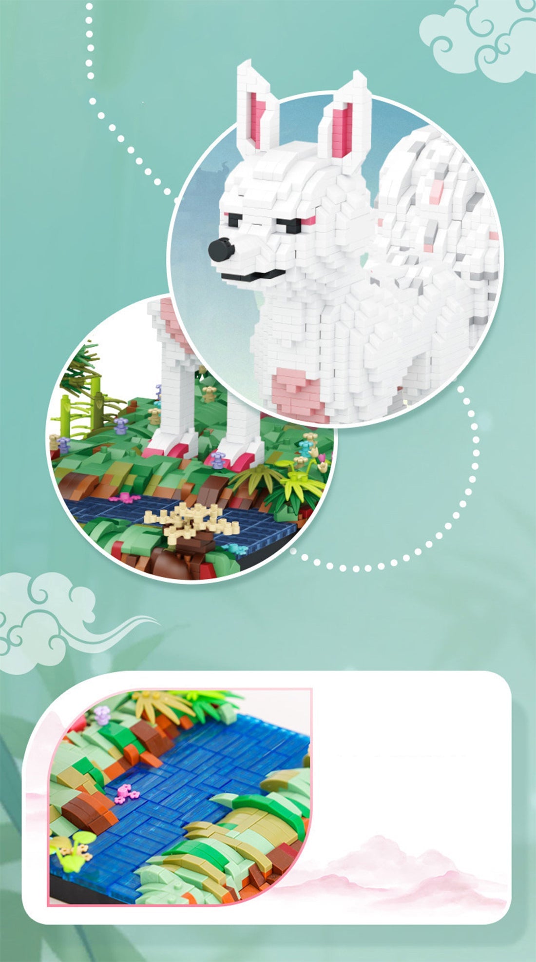 Weißer Fuchs  | Bausteine