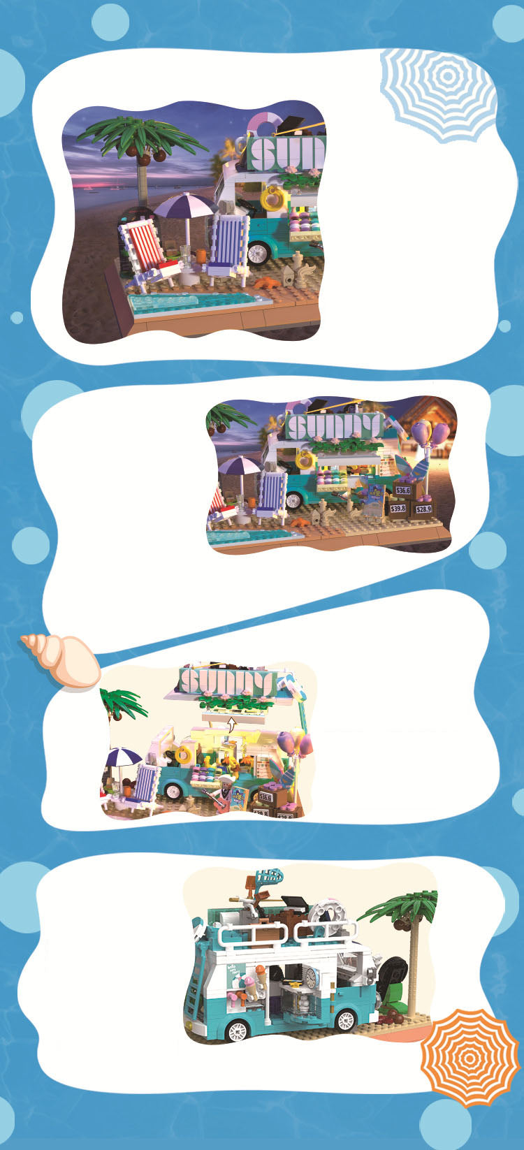 Strandwagen  | Bausteine