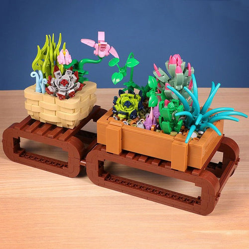 Pflanzen auf der Bank  | Bausteine
