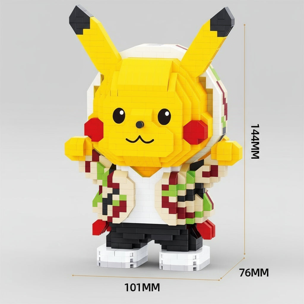 Cooles gelbes Blitzmonster  | Bausteine