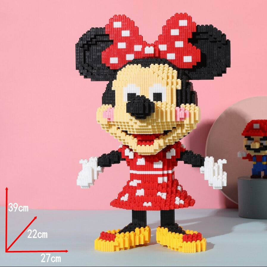 Mega Mouse im roten Kleid  | Bausteine