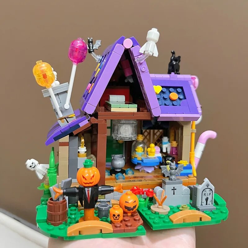 Halloween-Süßigkeiten-Haus