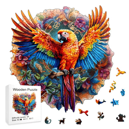 Papagei | 2D Holzpuzzle