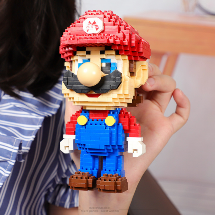 Roter Klempner mit großer Nase  | Bausteine