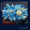 Blaue Trockenblumen