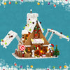 Neujahrs-Lebkuchenhaus